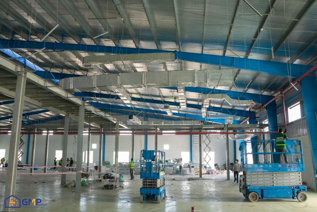 thi công hệ thống ống gió